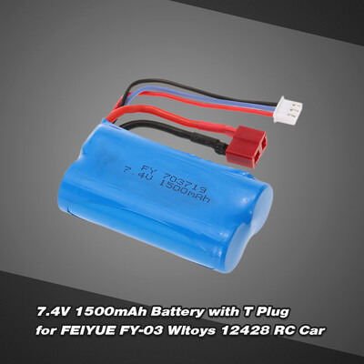 

GoolRC 74V 1500mAh Battery with T Plug for FEIYUE FY-03 Wltoys 12428 RC Car