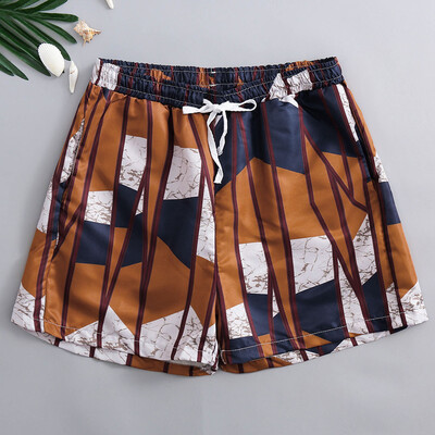 

Gobestart Fashion Mens Multi Color Board Mesh Liner Quick Dry Casual Surf Beach Shorts