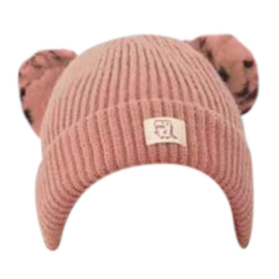 

Winter Newborn Kids Girls Boys Baby Cute Warm Cartoon Hats Knitted Wool Caps With Ball Lovely Beanie Cap Gifts