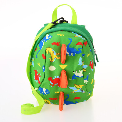 

Kids School Bags Nylon Cute Dinosaur Travel Backpack Children Kindergarten Schoolbags Red