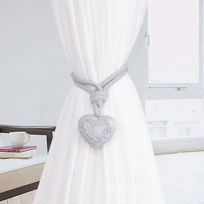 

Creative Curtain Straps Resin Heart Curtains Tieback Holder Curtains Buckle Clips Strap Accessories Home Decoration Hot