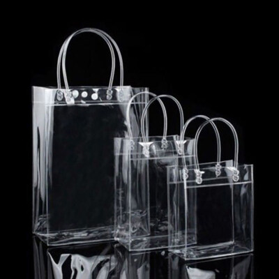 

Clear Tote Bags Friendly Purse Shoulder Handbag PVC Transparent Plastic Pouch