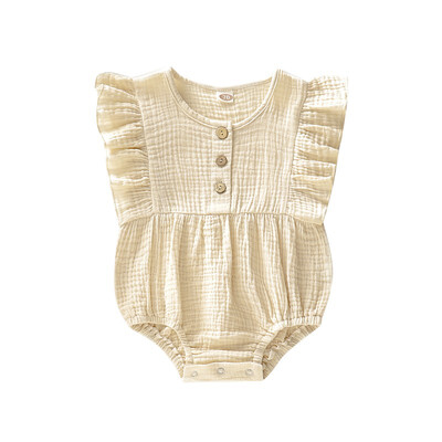 

Summer Baby Newborn Girls Cute Jumpsuit Flare Sleeve Romper Infant Casual Bodysuit Outfits