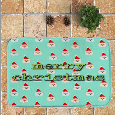 

Tailored Merry Christmas Welcome Doormats Indoor Home Carpets Decor 40x60CM