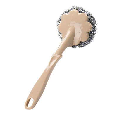 

Toponeto Home Kitchen with Handle Wire Ball Brush Dishwashing Pot Brush