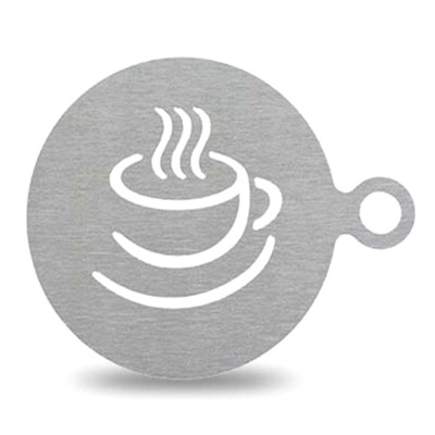 

Chic 1Pc Stainless Steel Coffee Template Coffee Maker Latte Art Barista Tool Cappuccino Spray Mold