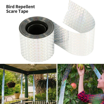 

New Bird Repellent Scare Tape Double-sided Reflective Scare Bird Tape for Home Garden&Farm