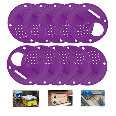

Gobestart 20pc Plastic Bee Nest Door Entrance Disc Bee Hive Nuc Box Entrance Gate Tool