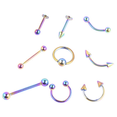 

Punk Clip On Fake Nose Piercing Hoop Ring Lip Earring Navel Ring Body Belly