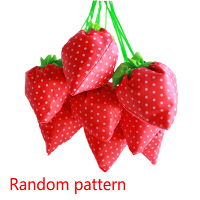 

Strawberry Folding Reusable Compact Eco Recycling Use Shopping Bag