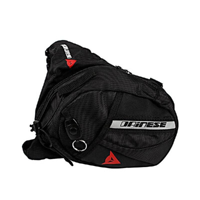 

Men Outdoor Portable Waist Belt Bag Drop Leg Bag Black Nylon Travel Bike Cycle Mountain Camping Camera Zipper Waist Pack