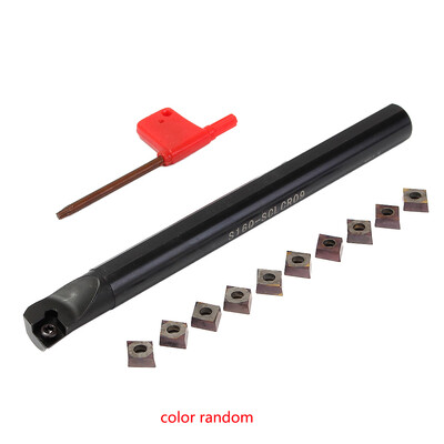 

S16Q-SCLCR09 Boring Bar 16mm Shank Turning Tool Holder CCMT09T3 Steel Inserts T15 Wrench