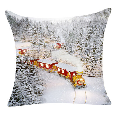 

Siaonvr Christmas Pillow Cover Decor Pillow Case Sofa Waist Throw Cushion Cover
