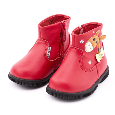 

ABCKIDS Children Boots Leather Girls Winter Autumn Princess Ankle Zip No-slip Boots Booties Fashion Toddler Spring Kids Shoes