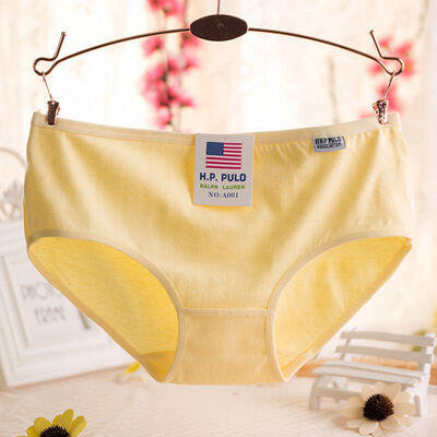 

Color Cotton Breathable Briefs Cozy Women Underwear Solid Girl Student Panties Low-Rise Female Underwear Ultra-Slim Comfortable