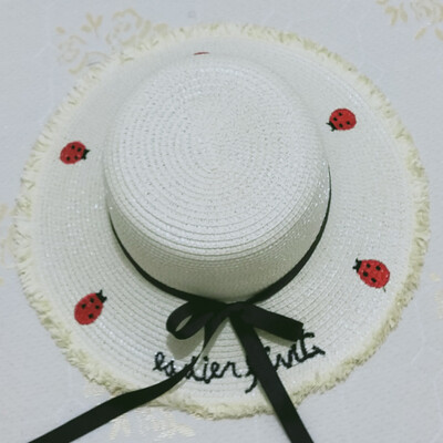 

Straw Hat Female Spring Autumn&Summer Korean Version of Baitao Sunscreen Cap