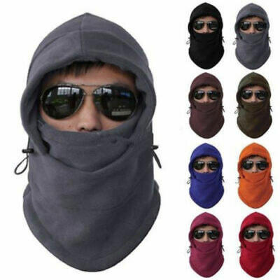 

Winter Fleece Neck Warmer Full Face Cover Mask Ski Hood Windproof Balaclava Hat