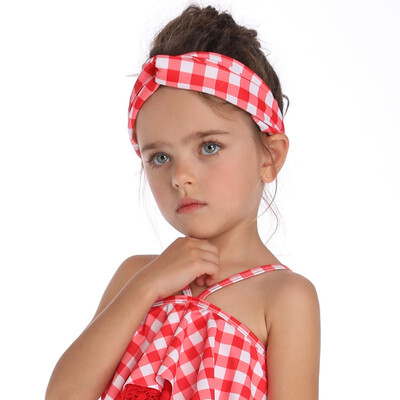 

New Headbands For Girls Print Chiffon Boho Ethnic Style Elastic Hairbands Hair Ornament Holder Swimsuit Accessories