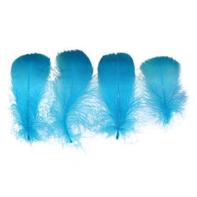 

100pcslot Natural Beautiful Goose Feather Decoration floating color wedding decorations