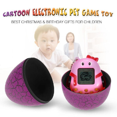 

Cartoon Electronic Pet Game Toy Handheld Virtual Pet Keychain Dinosaur Egg Virtual Pets Kids Toy Gift