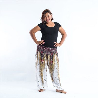 

Gobestart Plus Size Women Casual Loose Hippy Yoga Trousers Baggy Boho Casual Pants