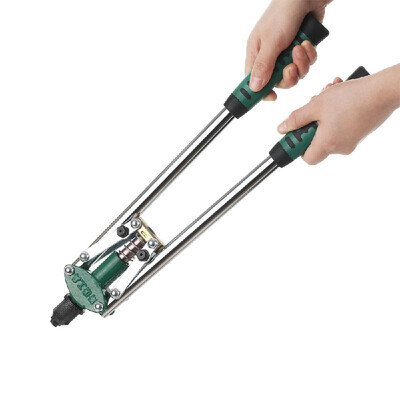 

Heavy Duty Hand Riveter Double Core-pulling Hand Rivet Gun Riveting Tool