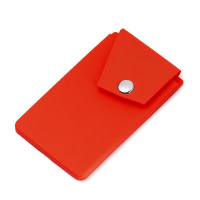 

Phone Card Bag Stand Holder Silicone Stick On Credit Wallet For IPhone Android Smartphone With Phone Stand