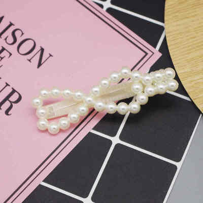 

Fashion Princess Girls Hair Clips Cute Bow Pearl Hair Pin Children Hairpin Kids Hair Accessories