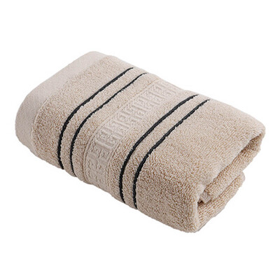 

Towel Cotton Wash Square Towel Household Simple Stripe Soft Absorbent Small Square Towel Wipes Bath Towel