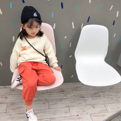 

Baby Girls Cotton Sweater Long-Sleeved Cute Thickening Girls Cute Wild Round Neck Letter Printing T-Shirt Candy Color