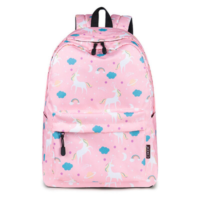 

Large Capacity Backpack Cute Unicorn Printed Travel Luggage Rucksack for Kids Boys Girls