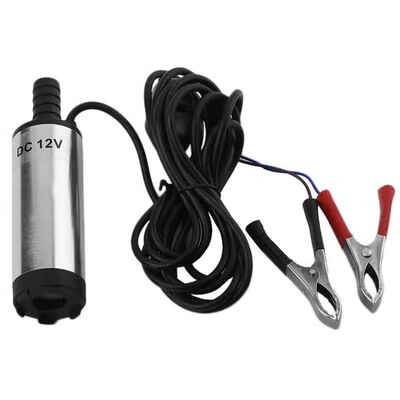 

12V24V Small Volume Mini Electric Oil Pump with Stainless Steel Shell Filter Net Halfway Switch