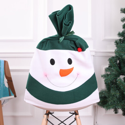 

Toponeto Christmas Snowman Kitchen Table Chair Covers Holiday Home Decoration