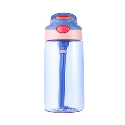 

Gobestart Flip Led Straw Water Drink Bottle Sport Hydration Cycling Hiking Camping Tritan