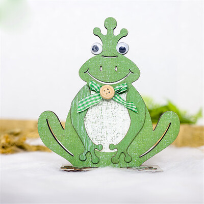 

Toponeto Easter Decorations Wooden Toad Shapes Ornaments Craft Gifts