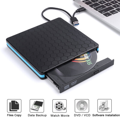 

External CD DVD Driver USB 30 Type-C Portable Ultra Slim DVD RW Player Driver Writer & Rewriter for Laptop PC for Windows OS for