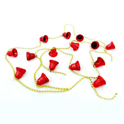 

Christmas Ornament Party Supplies Hanging Decoration Gift Bell String For Xmas Tree Rattan
