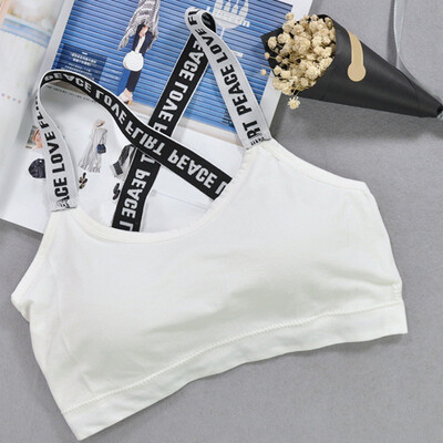 

Letter Printing Criss-Cross Shoulder Straps Sporting Lady Top Skinny Summer Tops For Women Sporting Style Crop Top Female