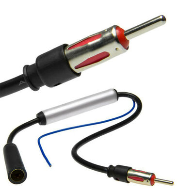 

48cm AM & FM 12V Inline Car Antenna Radio Signal Amplifier Amp Booster