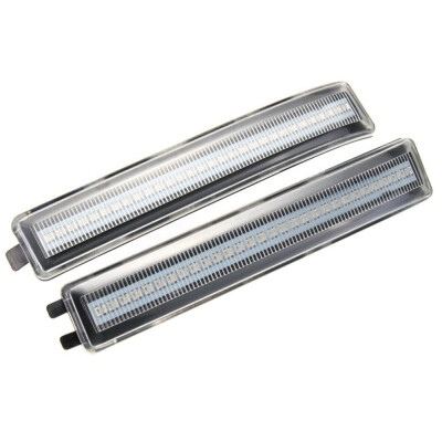 

2pcs Set Reflector LED Side Light Turn Signal Lamp 3528SMD For Ford F150 2009-14