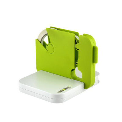 

Plastic Rubbish Bin Bag Sealer Portable Sealing Device Food Saver Kitchen Gadget&Tools with Tape Green