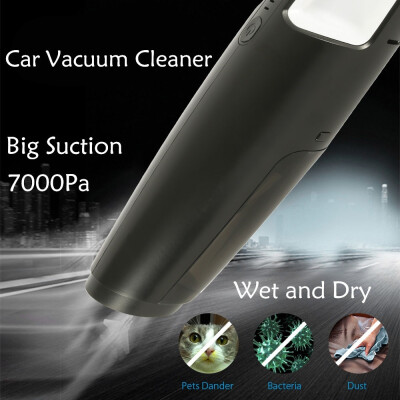 

2020 New Super Strong Suction 7000 Pa 120W Handheld Vacuum Cleaner Usb Charge for Wet Dry Clean Clean Product Anywhere