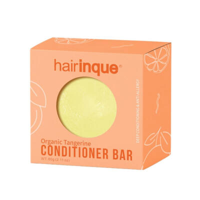 

Organic Hair Mandarin Conditioner Bar Handmade VITAMIN C Moisturizing Nourishing Conditioner Hair Care Soap