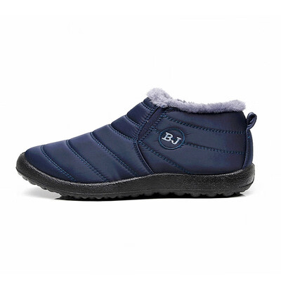 

2018 New women Winter Shoes Solid Color Snow Boots Plush Inside Antiskid Bottom Keep Warm Waterproof Ski Boots Size 35-46