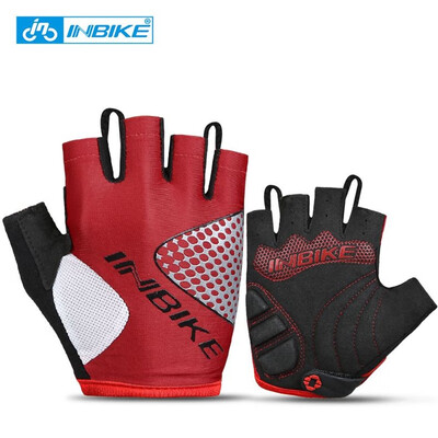 

INBIKE Half Finger Cycling Gloves Anti Slip Breathable Motorcycle MTB Road Bike Gloves Summer Men Women Sports Bicycle Gloves