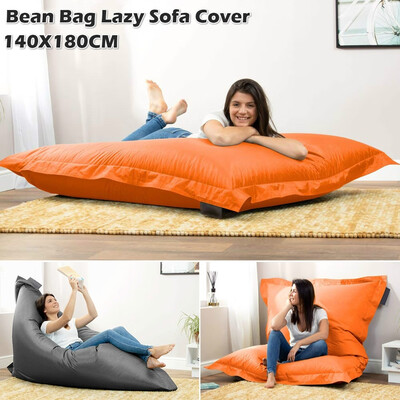 

Willstar Latest Solid Color Cotton Soft Bean Bags Sofa Lounger Cover Washable Bean Bag Chair Cover Without Filler
