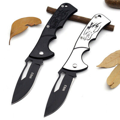

Camping Portable Folding Knife Tactical Survival Hunting Knife Stainless Steel Handle Outdoor Hand Tools