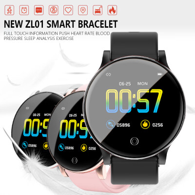 

New ZL01 smart bracelet full touch information push heart rate blood pressure sleep analysis sports