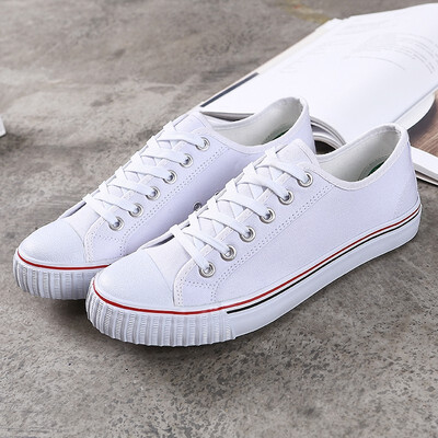 

Mens Canvas casual shoes Lace-up student shoes