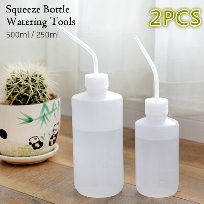 

250ML500ML Plastic Squeeze Bottle Plant Flower Watering Bottle Curved Nozzle